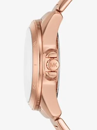 Mini Alek Pavé Rose Gold-Tone Watch