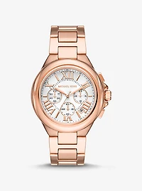Oversized Camille Rose Gold-Tone Watch