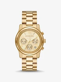 Slim Runway Gold-Tone Watch