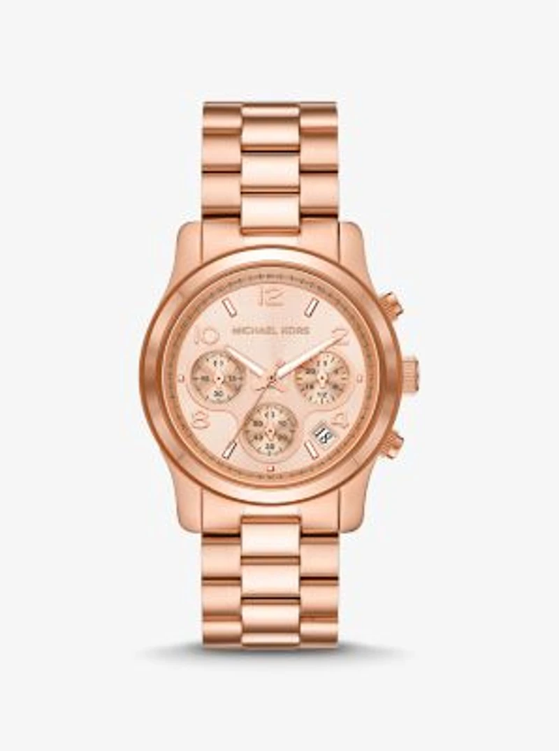 Slim Runway Rose Gold-Tone Watch