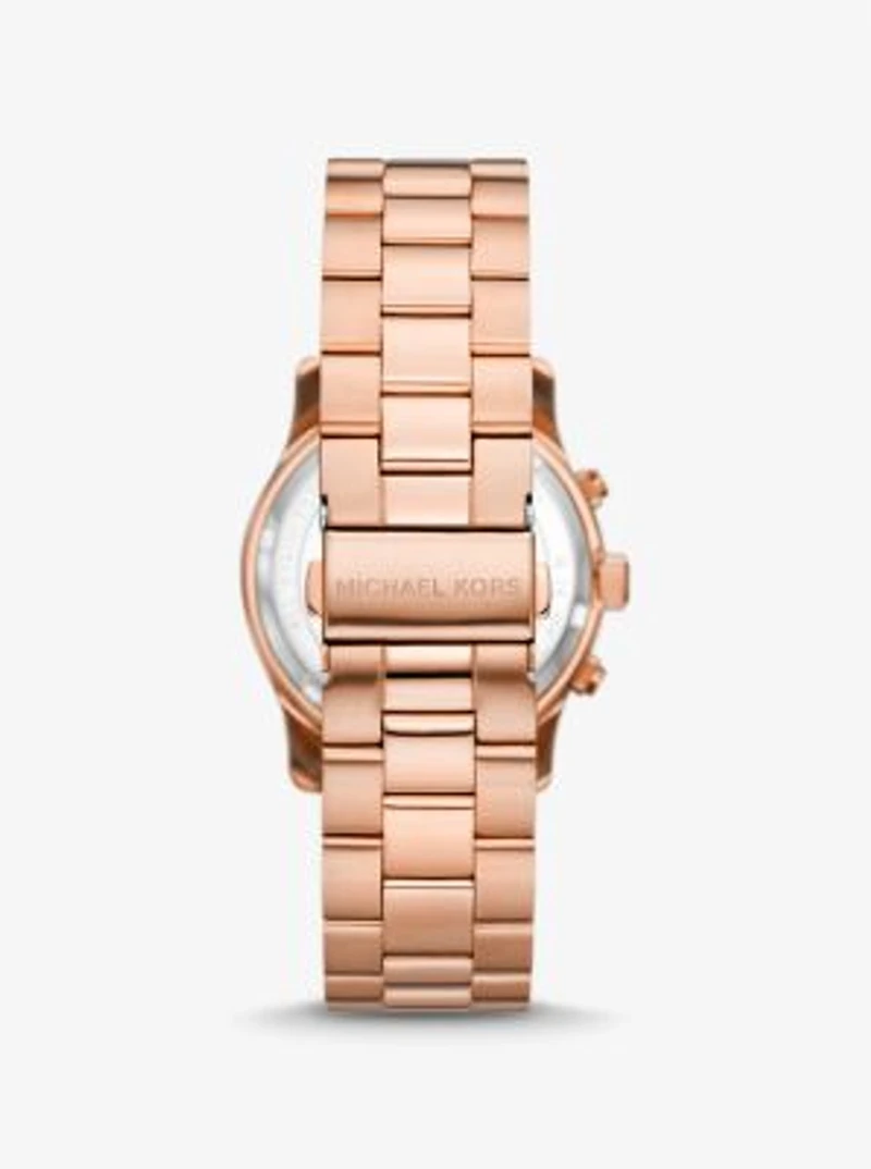Slim Runway Rose Gold-Tone Watch