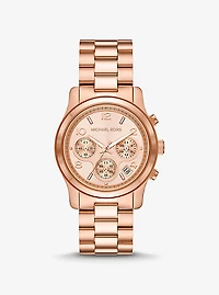 Slim Runway Rose Gold-Tone Watch