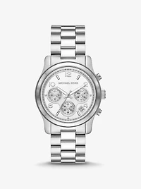Slim Runway Silver-Tone Watch