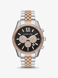 Montre Lexington surdimensionnée à trois tons