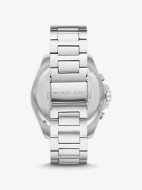 Montre Brecken surdimensionnée argentée