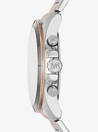 Oversized Alek Two-Tone Watch