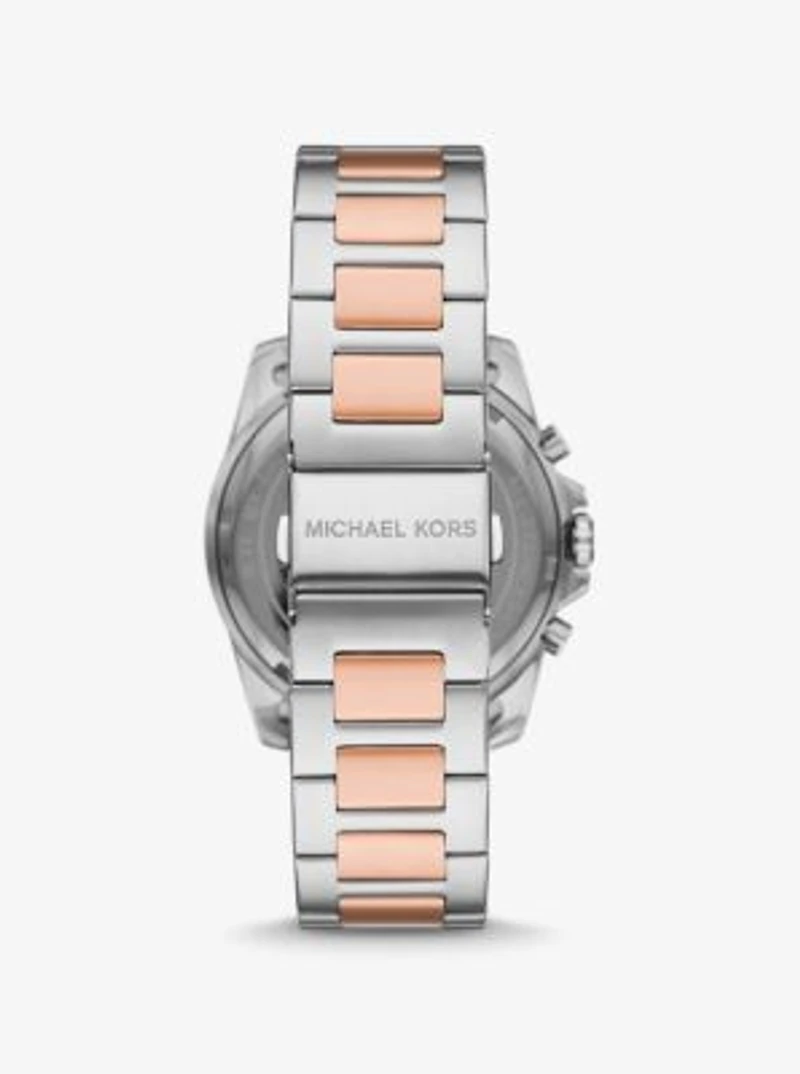 Oversized Alek Two-Tone Watch