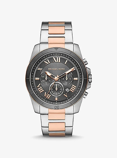 Oversized Alek Two-Tone Watch