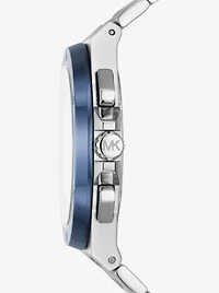 Oversized Lennox Silver-Tone Watch