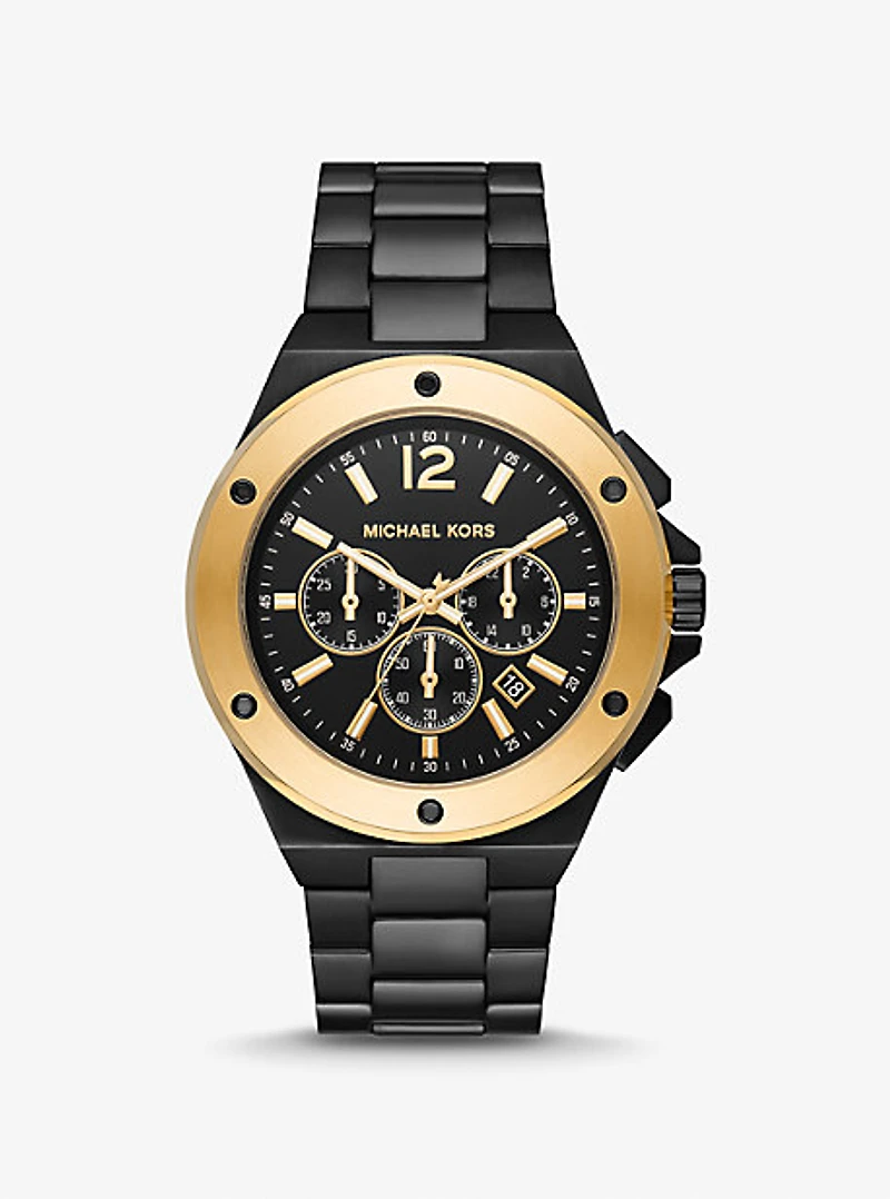 Oversized Lennox Two-Tone Watch