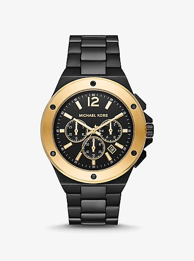 Montre Lennox surdimensionnée à deux tons