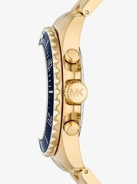 Oversized Everest Gold-Tone Watch