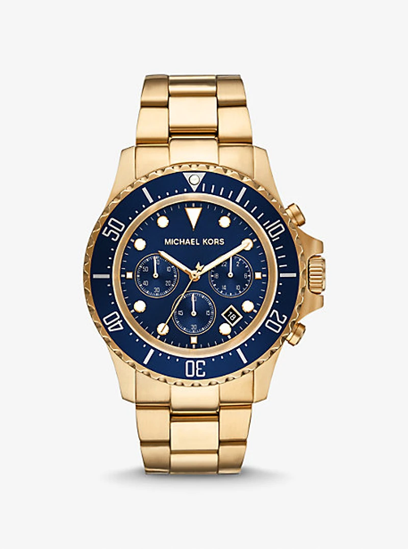 Oversized Everest Gold-Tone Watch