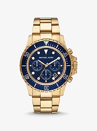 Oversized Everest Gold-Tone Watch