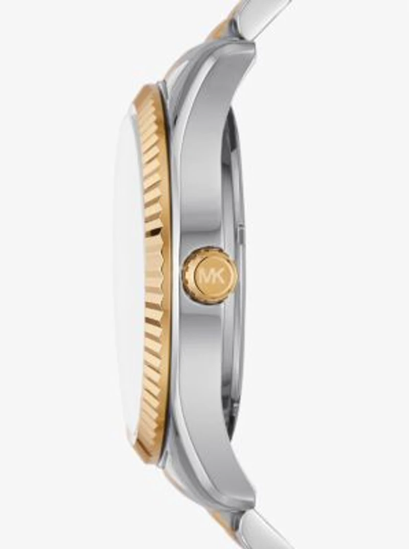 Montre Lexington surdimensionnée à deux tons