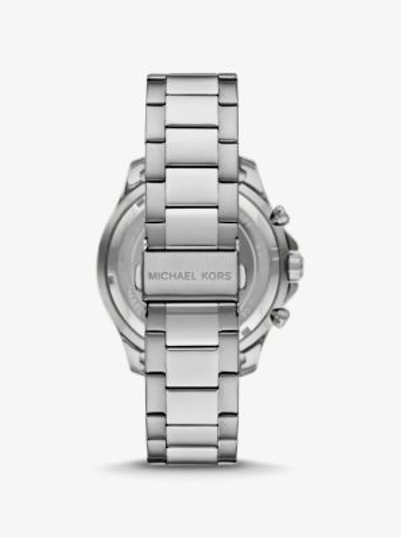 Oversized Nolan Silver-Tone Watch