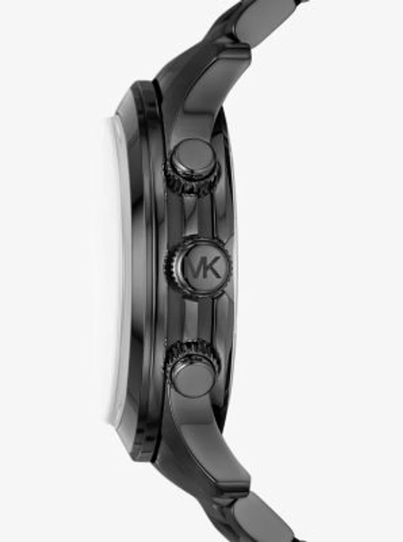 Oversized Slim Runway Black-Tone Watch