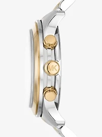 Oversized Slim Runway Two-Tone Watch
