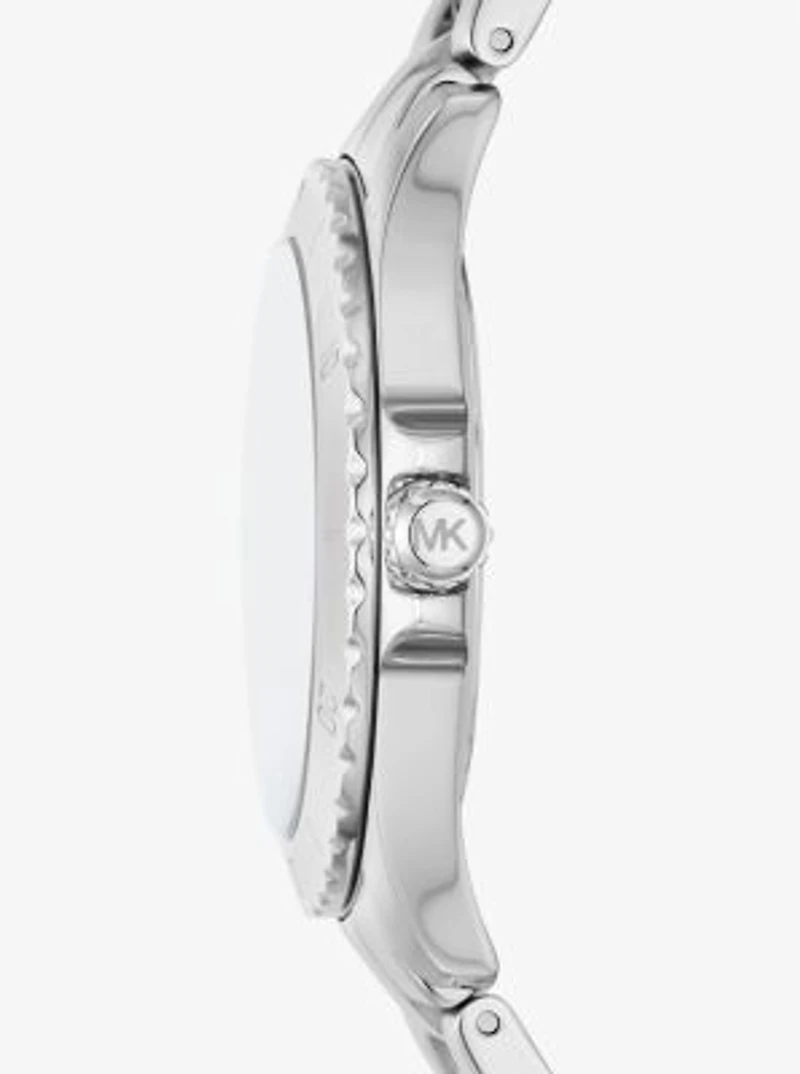 Montre Everest surdimensionnée argentée