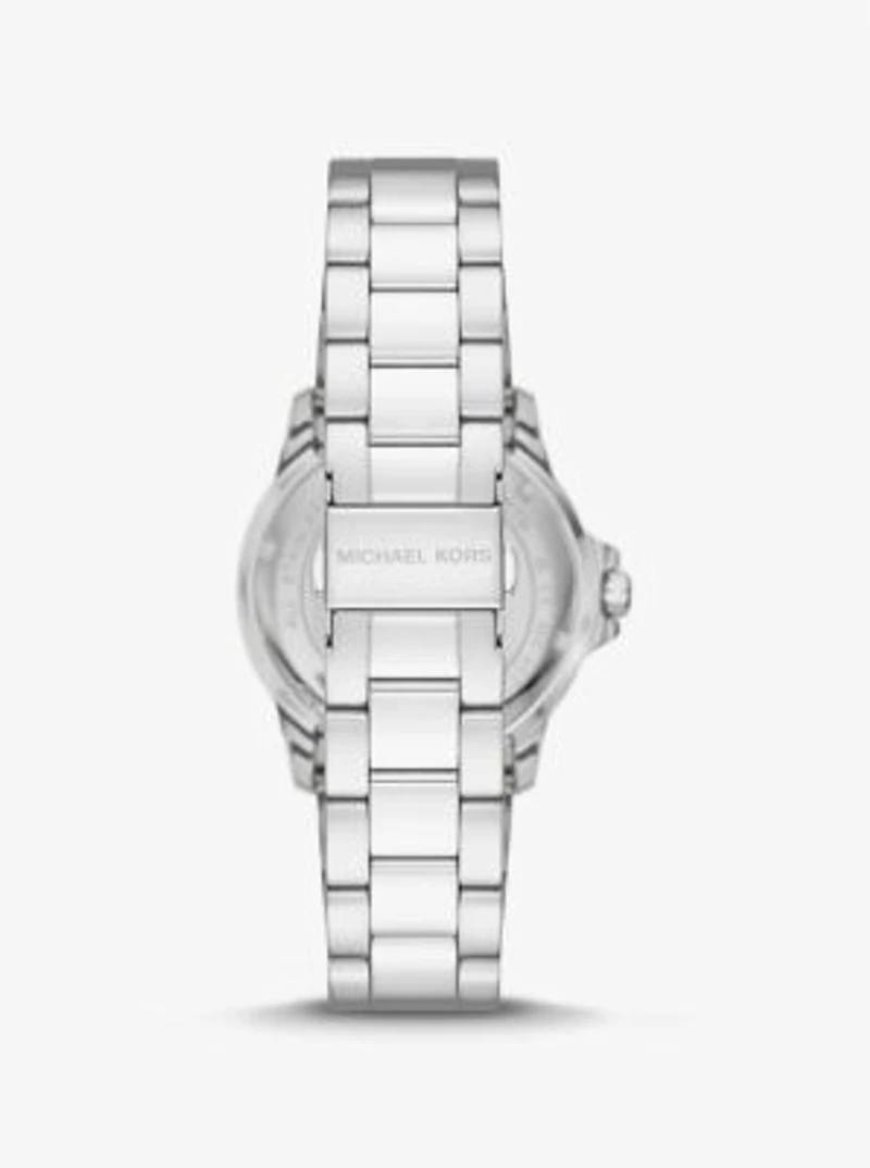Montre Everest surdimensionnée argentée