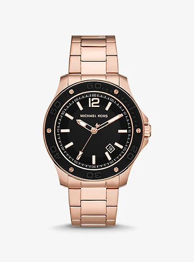 Oversized Nolan Rose Gold-Tone Watch