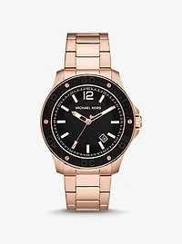 Oversized Nolan Rose Gold-Tone Watch