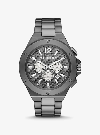 Oversized Lennox Gunmetal Watch