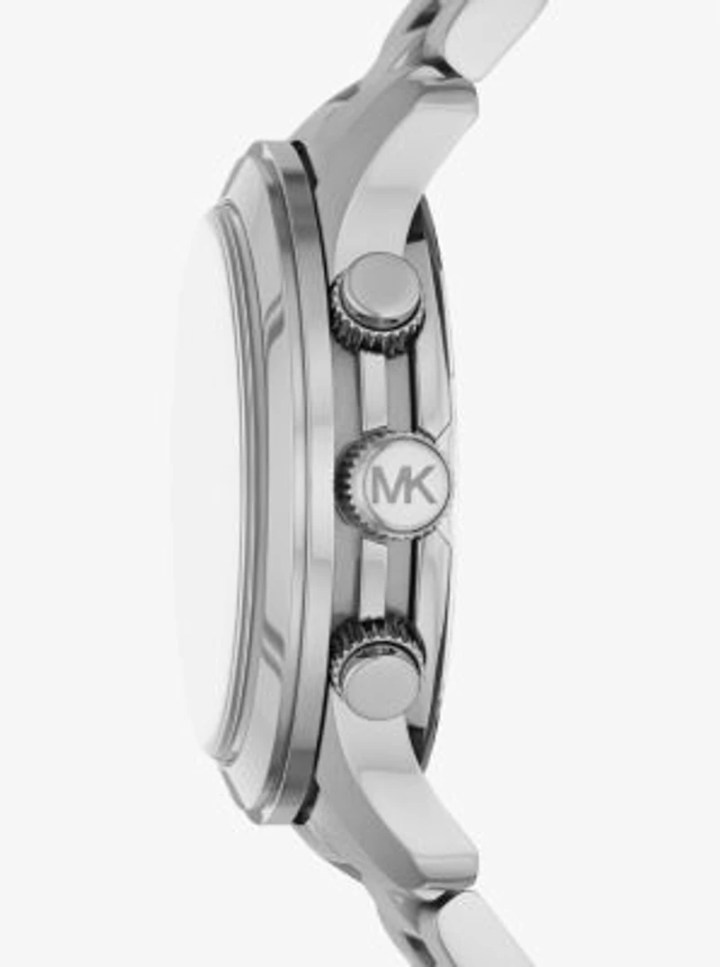 Oversized Runway Silver-Tone Watch