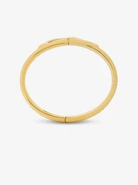 Bracelet Mott doré à logo