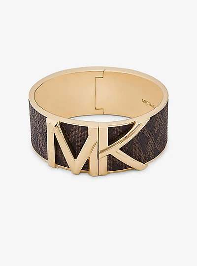 Bracelet Fulton doré à logo