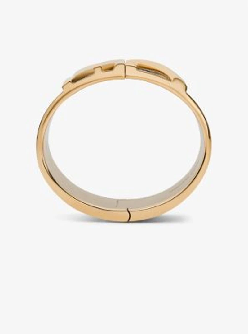Fulton Gold-Tone Logo Bangle