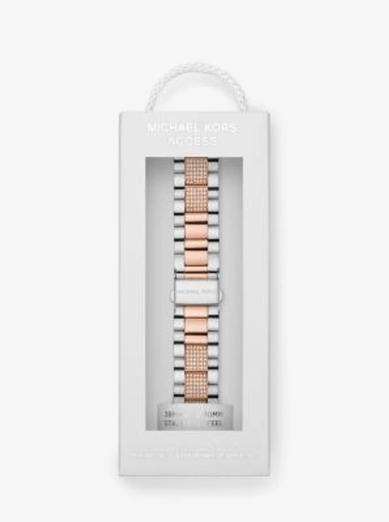 Bracelet à deux tons et à pavé pour Apple Watch®