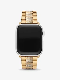 Bracelet doré à pavé pour Apple Watch®