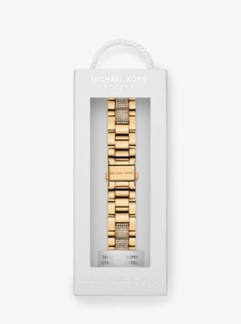Pavé Gold-Tone Strap For Apple Watch®