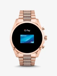 Gen 6 Bradshaw Pavé Rose Gold-Tone Smartwatch