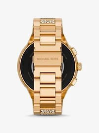 Gen 6 Camille Pavé Gold-Tone Smartwatch