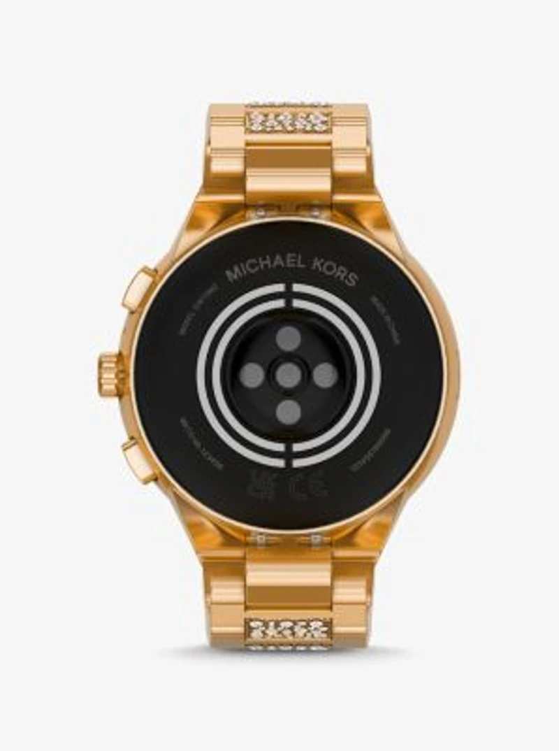 Gen 6 Camille Pavé Gold-Tone Smartwatch