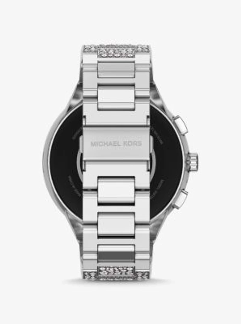 Gen 6 Camille Pavé Silver-Tone Smartwatch