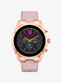 Gen 6 Bradshaw Rose Gold-Tone and Logo Silicone Smartwatch