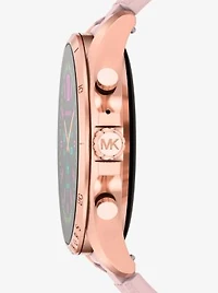 Gen 6 Bradshaw Rose Gold-Tone and Logo Silicone Smartwatch