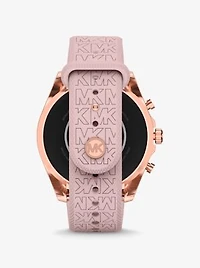 Gen 6 Bradshaw Rose Gold-Tone and Logo Silicone Smartwatch