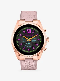 Gen 6 Bradshaw Rose Gold-Tone and Logo Silicone Smartwatch