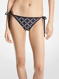 Bas de bikini à logo empire