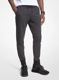 Logo Cotton Blend Joggers