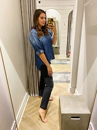 split back button down