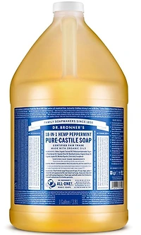 DR BRONNER'S Pure Castile Soap (Peppermint - 3.8 L)