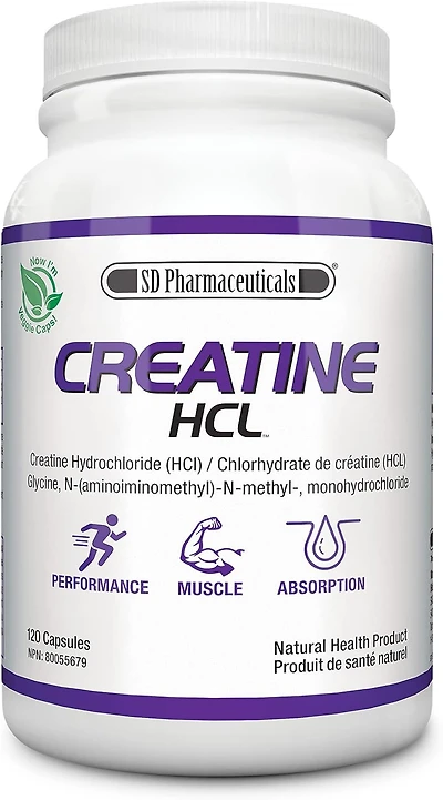 SD PHARMACEUTICALS Creatine HCL (120 Capsules)
