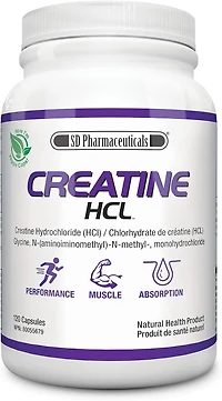SD PHARMACEUTICALS Creatine HCL (120 Capsules)