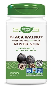 NATURE'S WAY Black Walnut Hulls ( 100 caps )