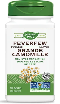 NATURE'S WAY Feverfew Leaves (100 caps)
